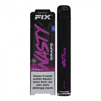 Nasty Juice AIRFIX E-Zigarette 675 Züge 700mAh NicSalt Grape 20mg