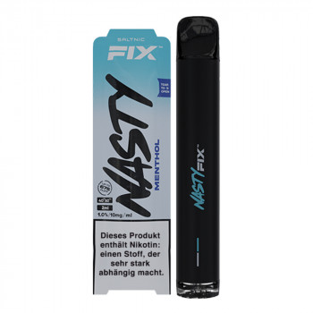 Nasty Juice AIRFIX E-Zigarette 675 Züge 700mAh NicSalt Menthol