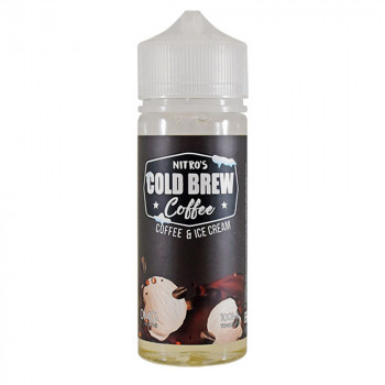 Coffee & Ice Cream 100ml Shortfill Liquid by Nitro's Cold Brew