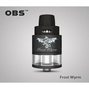 OBS Frost Wyrm RDTA Verdampfer 3,3ml Schwarz