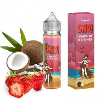 Strawberry Coconut Milk 50ml e Liquid Plus by Ono!