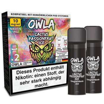 OWLA – Cactus Passionfruit Ice – Prefilled Pod 2er Pack 10mg