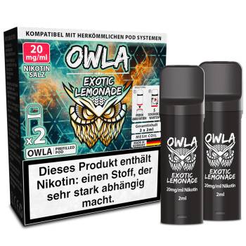 OWLA – Exotic Lemonade – Prefilled Pod 2er Pack 20mg
