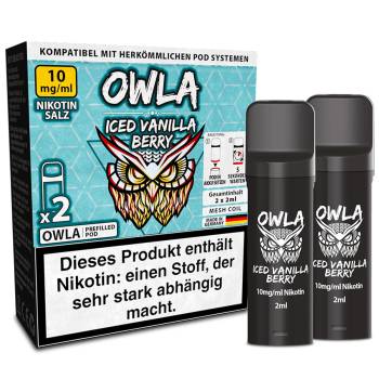 OWLA – Iced Vanilla Berry – Prefilled Pod 2er Pack 10mg