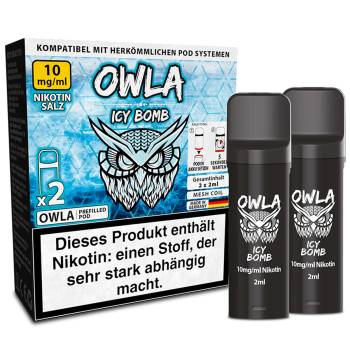 OWLA – Icy Bomb – Prefilled Pod 2er Pack 10mg