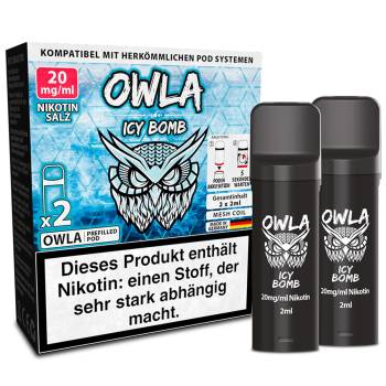 OWLA – Icy Bomb – Prefilled Pod 2er Pack 20mg