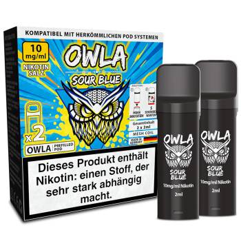 OWLA – Sour Blue – Prefilled Pod 2er Pack OWLA – Sour Blue – Prefilled Pod 2er Pack