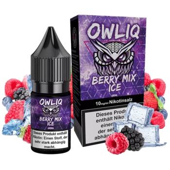 OWLIQ Berry Mix Ice NicSalt Liquid 10ml / 10mg