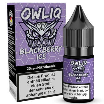 OWLIQ Blackberry Ice NicSalt Liquid 10ml / 20mg