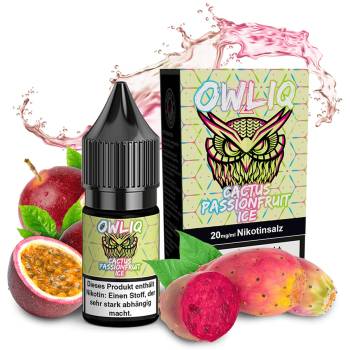 OWLIQ Cactus Passionfruit Ice NicSalt Liquid 10ml / 20mg