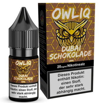 OWLIQ Dubai Style Schokolade NicSalt Liquid