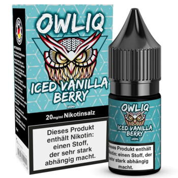 OWLIQ Iced Vanilla Berry NicSalt Liquid 10ml / 10mg