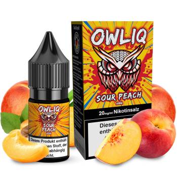 OWL Salt Sour Peach NicSalt Liquid