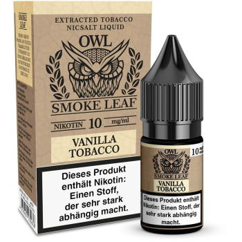 OWL Smoke Leaf Vanilla Tobacco NicSalt Liquid