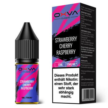 OXVA Strawberry Cherry Raspberry NicSalt Liquid 10ml / 10mg