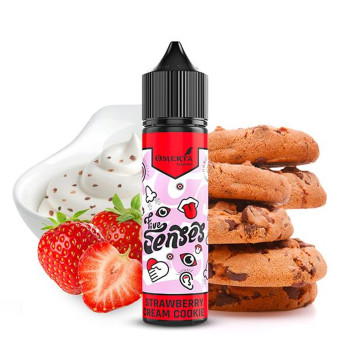 Strawberry Cream Cookies 5-Senses 15ml Longfill Aroma by Omerta Liquids