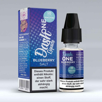 One Blueberry 10ml NicSalt Liquid by Dash Liquids