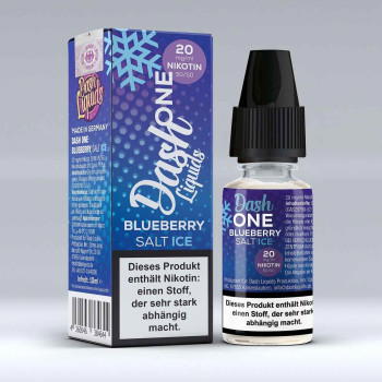 One Blueberry Ice 10ml NicSalt Liquid by Dash Liquids 10ml / 20mg