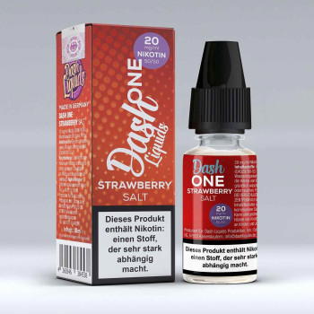 One Strawberry 10ml NicSalt Liquid by Dash Liquids 10ml / 20mg