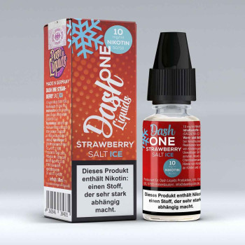 One Strawberry Ice 10ml NicSalt Liquid by Dash Liquids