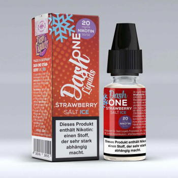 One Strawberry Ice 10ml NicSalt Liquid by Dash Liquids 10ml / 20mg