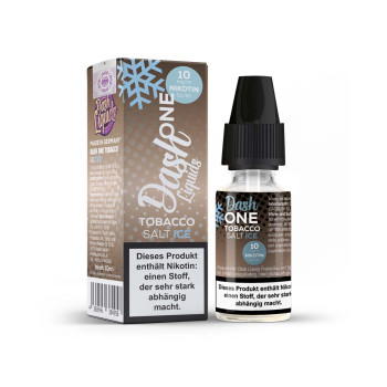 Tobacco Ice NicSalt Liquid by Dash Liquids 10ml / 10mg