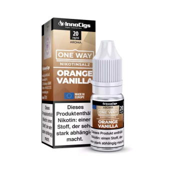 One Way – Orange Vanilla NicSalt Liquid by InnoCigs 10ml / 20mg