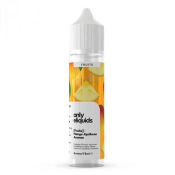 Mango Aprikose Ananas 15ml Longfill Aroma by Only E-Liquids