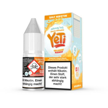 Orange Mango NicSalt Liquid by Yeti