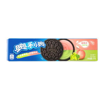 Oreo Double Fruit Crystal Grape & Peach 97g