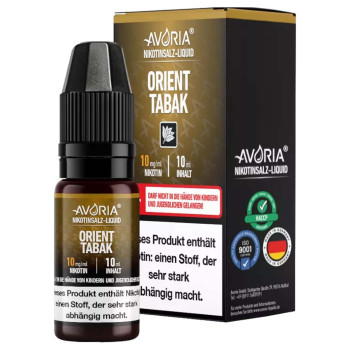 Orient Tabak NicSalt Liquid by Avoria