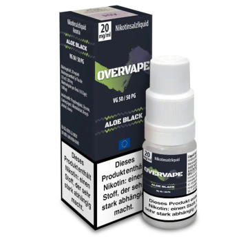 Overvape Aloe Black NicSalt Liquid