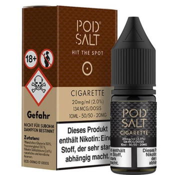 Cigarette 10ml NicSalt Liquid by Pod Salt 11mg