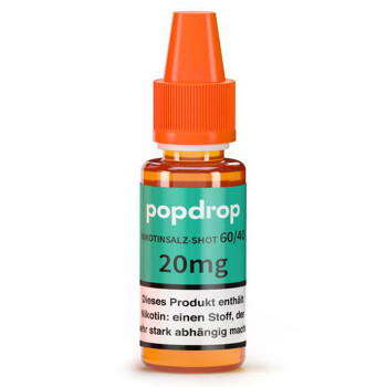 POPDROP NicSalt-Shot 10ml 60VG/40PG