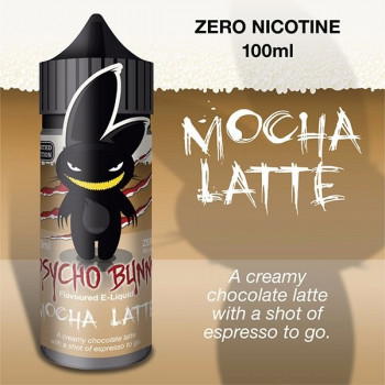 Mocha Latte (100ml) Plus e Liquid by Psycho Bunny