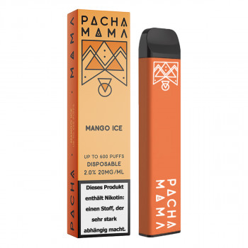 Pacha Mama E-Zigarette 20mg 600 Züge 450mAh NicSalt Mango Ice