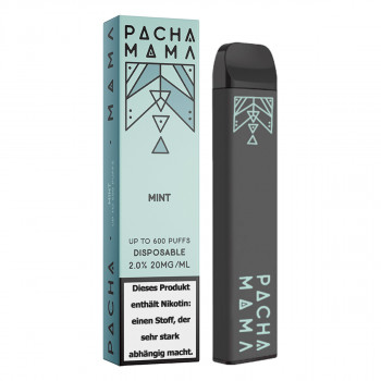 Pacha Mama E-Zigarette 20mg 600 Züge 450mAh NicSalt Mint