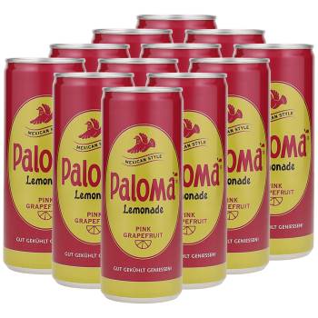 Paloma Lemonade Pink Grapefruit 12x 250ml