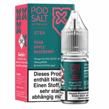 Pear Apple Raspberry NicSalt Liquid by Pod Salt Xtra 10ml / 20mg