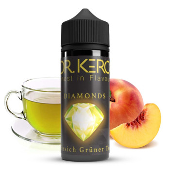 Pfirsich Grüner Tee – Diamonds 10ml Longfill Aroma by Dr. Kero