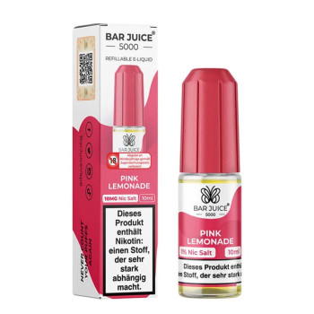 Pink Lemonade NicSalt Liquid by Bar Juice 5000 10ml / 10mg