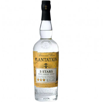 Plantation White Rum Three Stars 41,2% Vol. 700ml