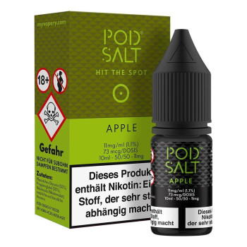 Apple 10ml NicSalt Liquid by Pod Salt