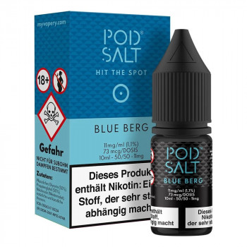 Blue Berg 11mg NicSalt 10ml Liquid by Pod Salt
