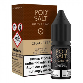 Cigarette 11mg NicSalt 10ml Liquid by Pod Salt