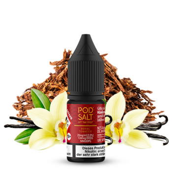 Royal Tobacco 10ml NicSalt Liquid by Pod Salt