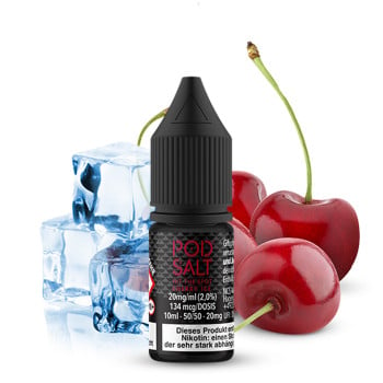 Cherry Ice 10ml NicSalt Liquid by Pod Salt