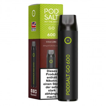 Pod Salt GO 600 E-Zigarette 20mg 600 Züge NicSalt Cola Lime