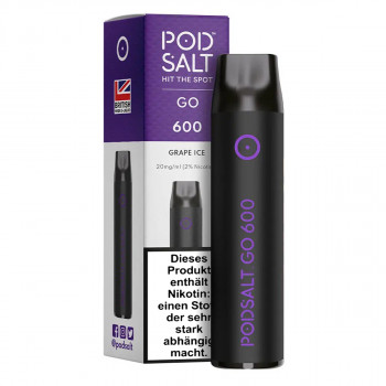 Pod Salt GO 600 E-Zigarette 20mg 600 Züge NicSalt Grape Ice