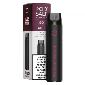 Pod Salt GO 600 E-Zigarette 20mg 600 Züge NicSalt Mixed Berries Ice